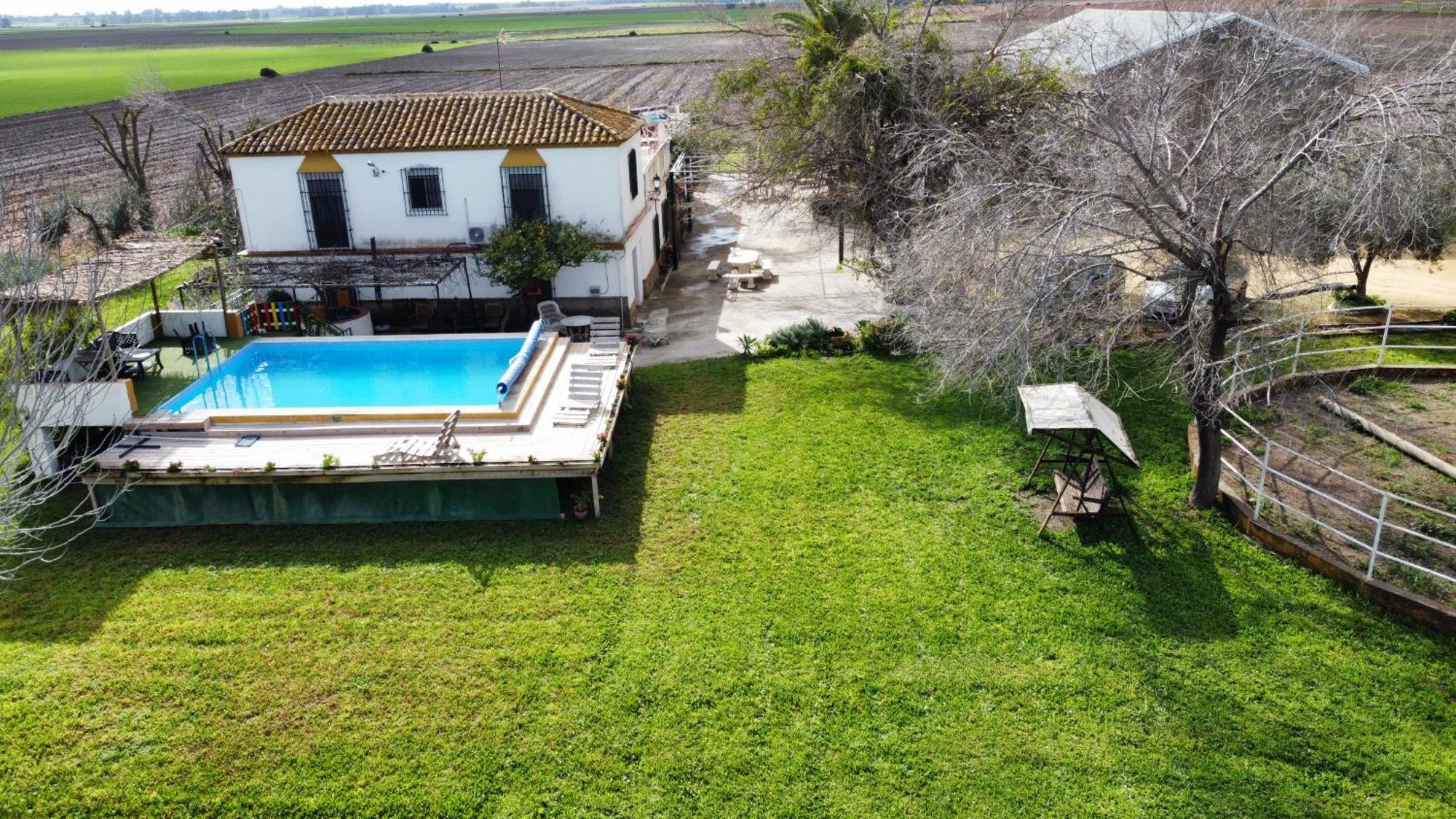Rancho de encanto, piscina, aeropuerto a 15mn Alcalá de Guadaira Exterior foto